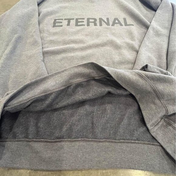 ETERNAL men’s oversized crew neck sweatshirt. Size XL. Gray on gray. Excellent c - Picture 5 of 10